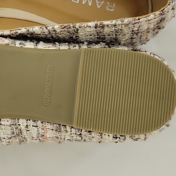 Rampage, women's Coolsie boucle rhinestone ballet flats sz 7, NWOT - Picture 6 of 7